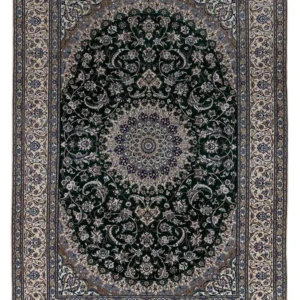 Persisk teppe - Ghom - 352 x 241 cm - svart