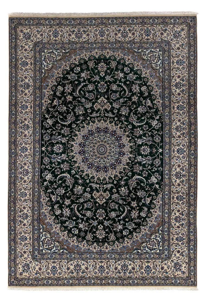 Persisk teppe - Ghom - 352 x 241 cm - svart