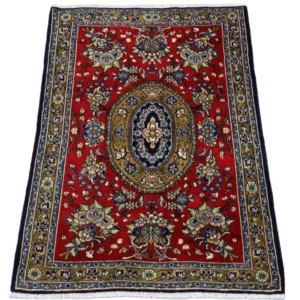 Persisk teppe - Ghom - 97 x 78 cm - rød