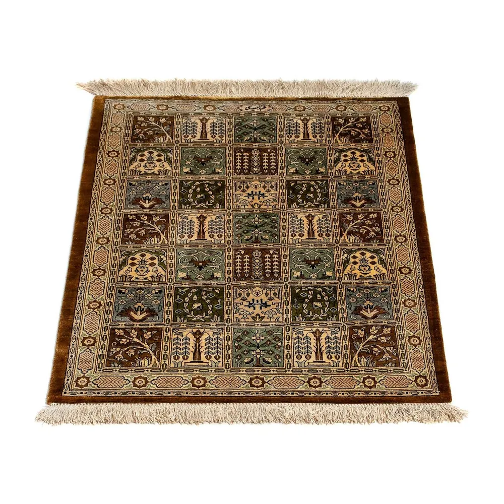 Persisk teppe - Ghom - 77 x 58 cm - flerfarget
