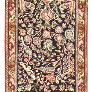 Persisk teppe - Ghom - 81 x 57 cm - flerfarget