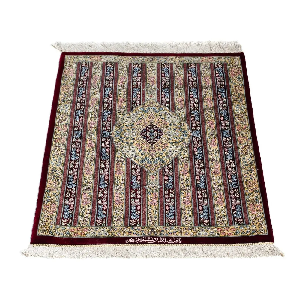 Persisk teppe - Ghom - 86 x 60 cm - flerfarget