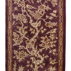Persisk teppe - Ghom - 87 x 59 cm - lilla