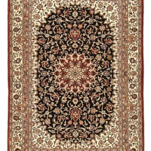 Persisk teppe - Ghom - Royal - 154 x 103 cm - mørkeblå