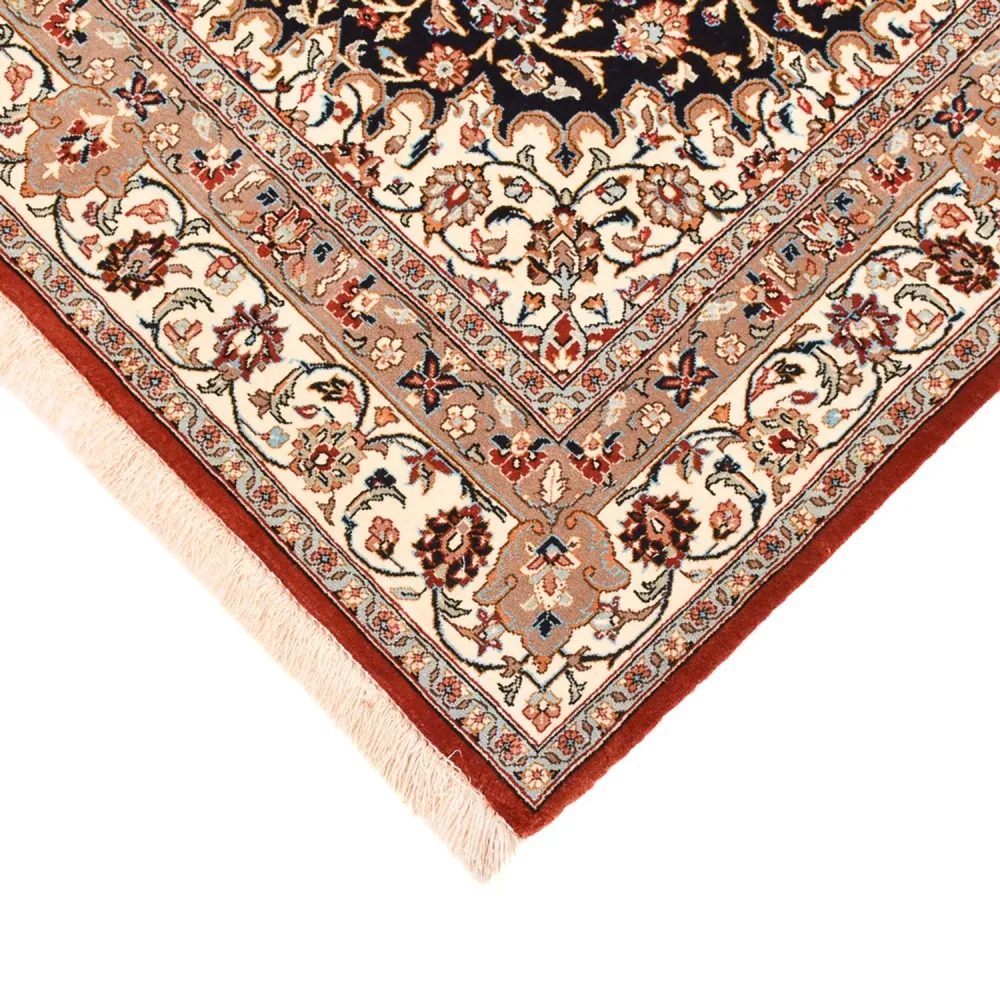 Persisk teppe - Ghom - Royal - 154 x 103 cm - mørkeblå