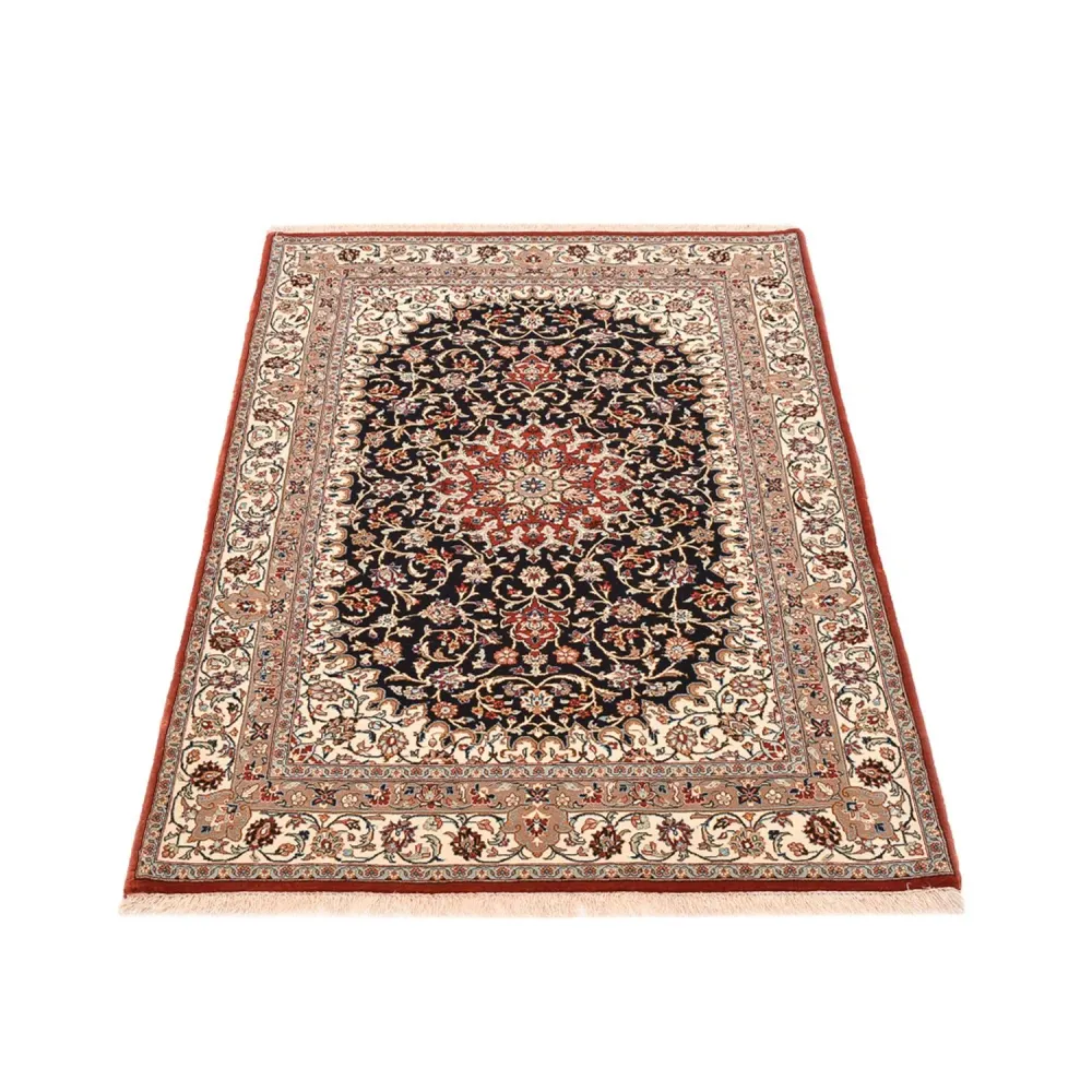 Persisk teppe - Ghom - Royal - 154 x 103 cm - mørkeblå