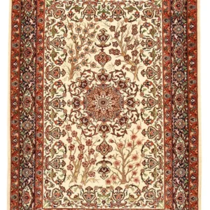 Persisk teppe - Ghom - Royal - 157 x 109 cm - lys beige