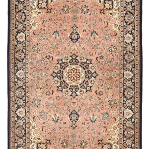 Persisk teppe - Ghom - Royal - 216 x 135 cm - lys rød