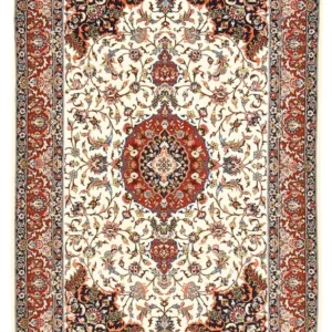 Persisk teppe - Ghom - Royal - 216 x 140 cm - krem