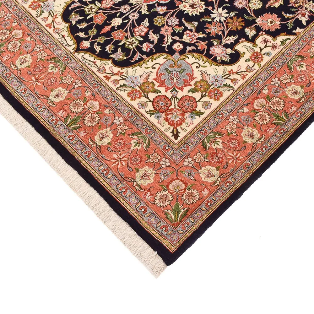 Persisk teppe - Ghom - Royal - 227 x 140 cm - mørkeblå