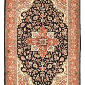 Persisk teppe - Ghom - Royal - 227 x 140 cm - mørkeblå