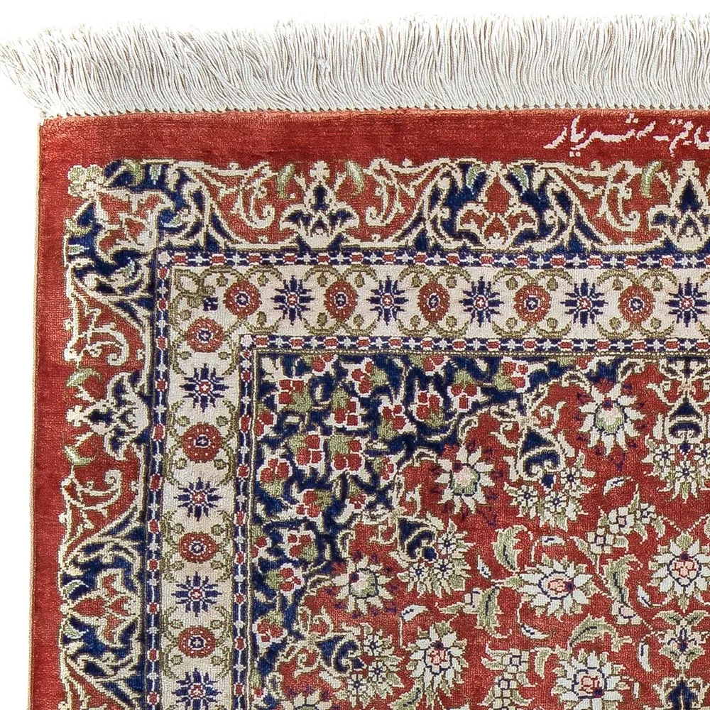Persisk teppe - Ghom - 86 x 60 cm - rust