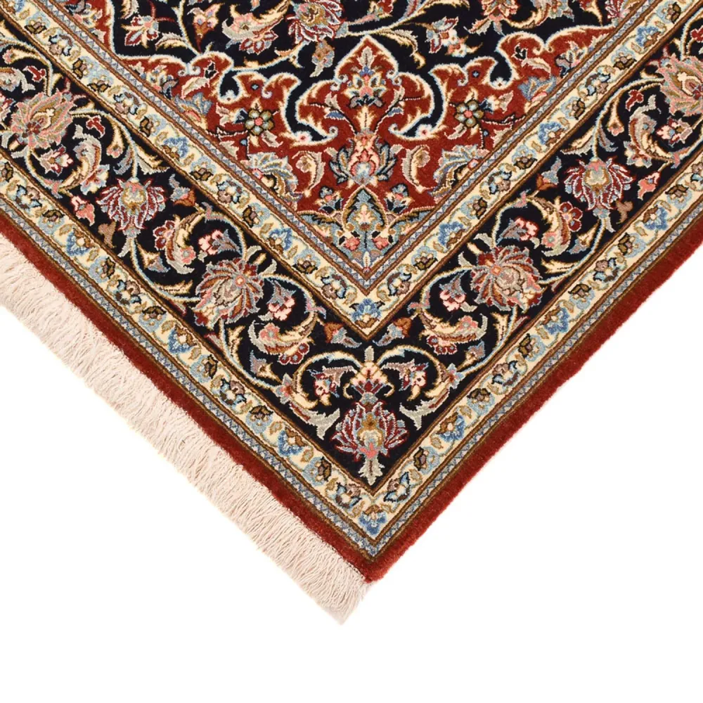 Persisk teppe - Isfahan - premium - 158 x 103 cm - mørkeblå
