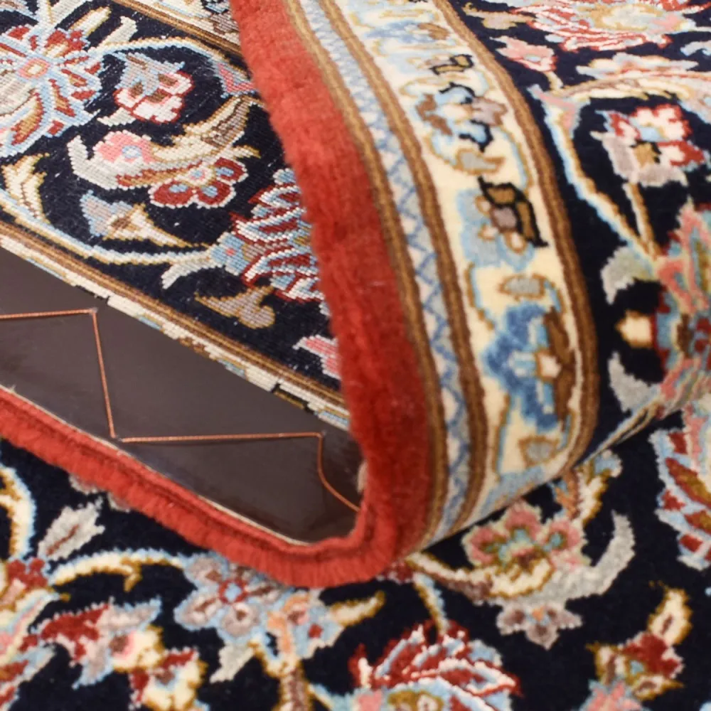 Persisk teppe - Isfahan - premium - 158 x 103 cm - mørkeblå