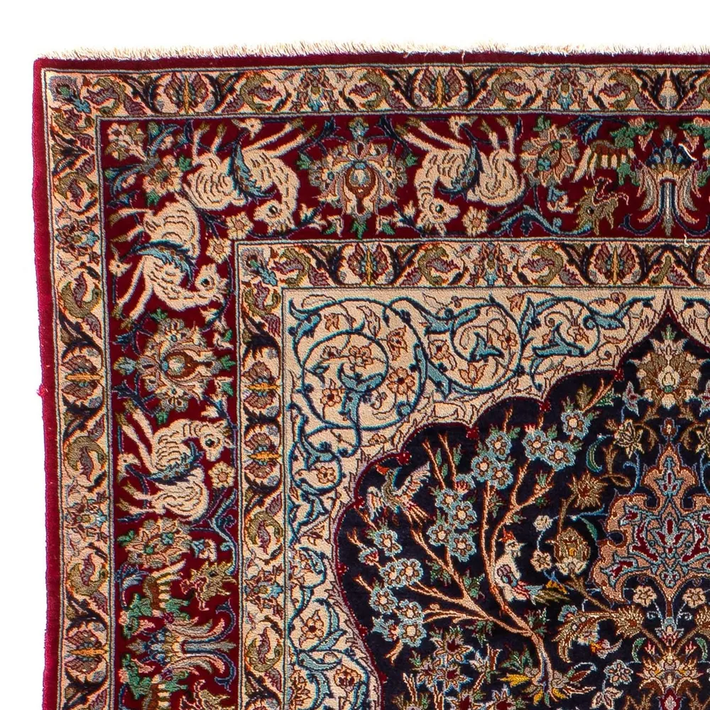 Persisk teppe - Isfahan - premium - 173 x 117 cm - mørkeblå