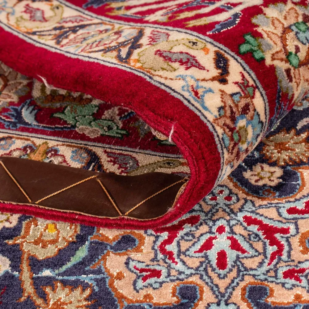 Persisk teppe - Isfahan - premium - 173 x 117 cm - mørkeblå