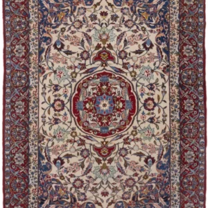 Persisk teppe - Isfahan - premium - 207 x 148 cm - krem