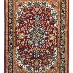 Persisk teppe - Isfahan - premium - 99 x 71 cm - rød