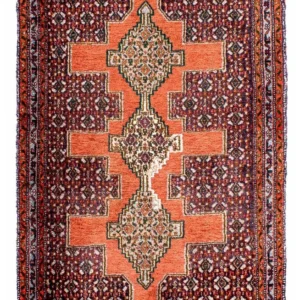 Persisk teppe - klassisk - 102 x 73 cm - rust