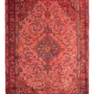 Persisk teppe - klassisk - 116 x 72 cm - lys rød