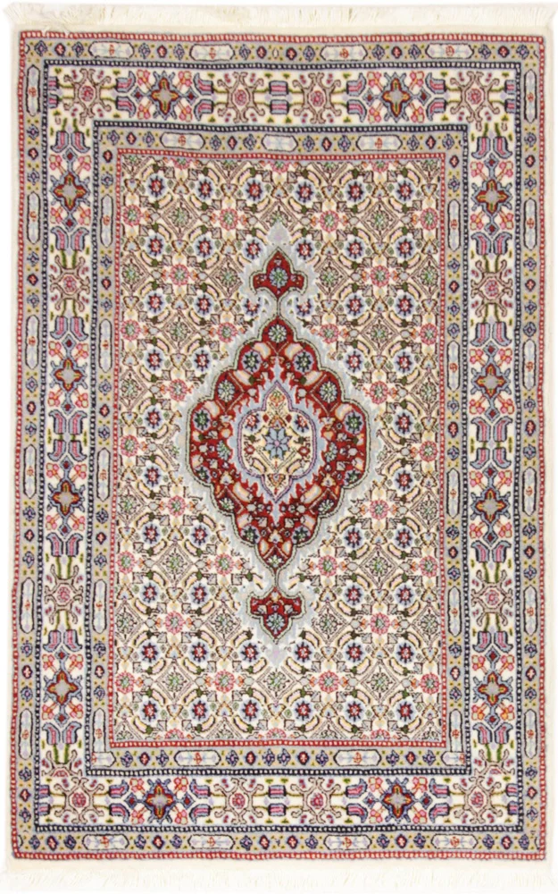 Persisk teppe - klassisk - 121 x 78 cm - mørk beige