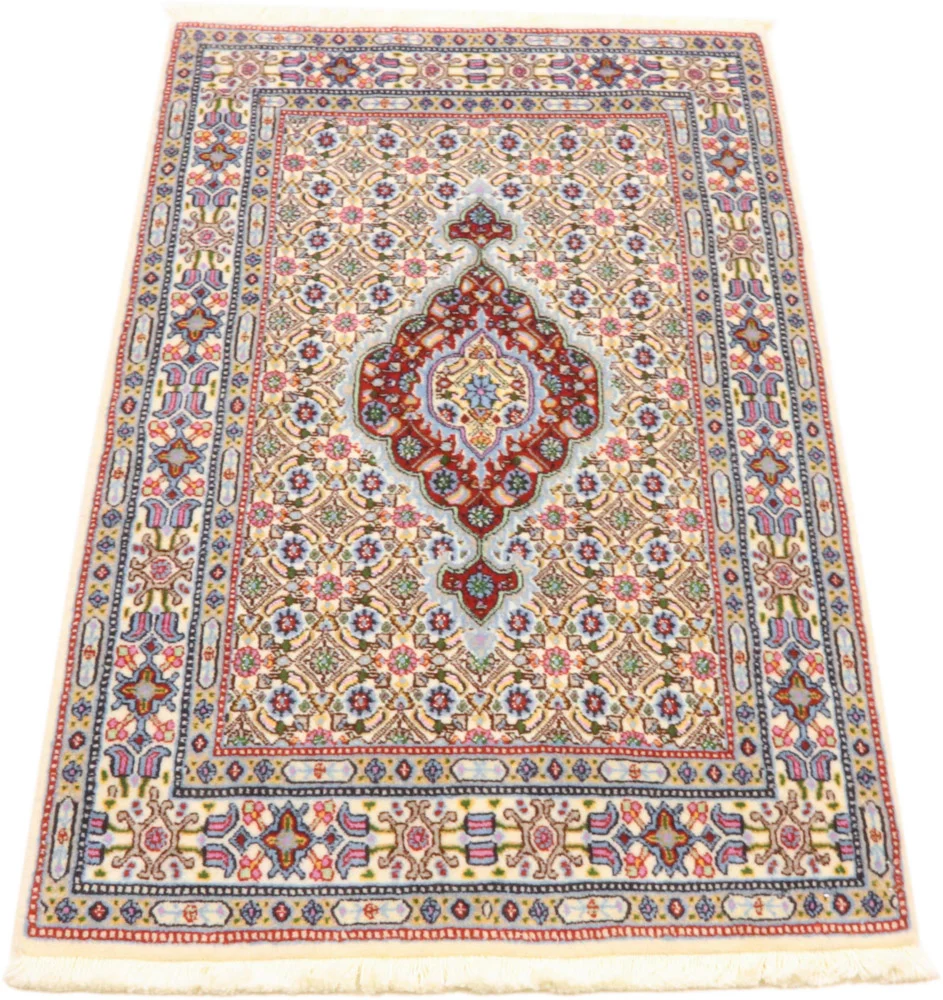 Persisk teppe - klassisk - 121 x 78 cm - mørk beige