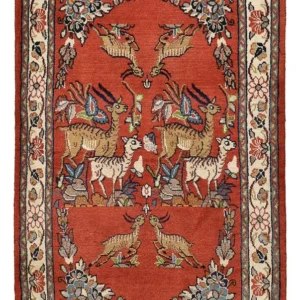 Persisk teppe - klassisk - 122 x 74 cm - rød