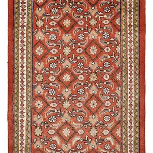 Persisk teppe - klassisk - 123 x 80 cm - lys rød