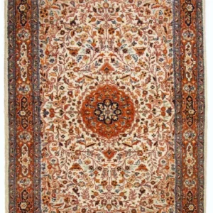 Persisk teppe - klassisk - 124 x 83 cm - beige