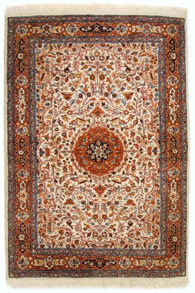 Persisk teppe - klassisk - 124 x 83 cm - beige