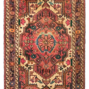 Persisk teppe - klassisk - 125 x 84 cm - lys rød