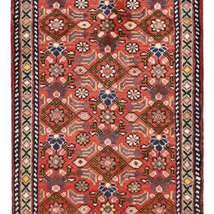 Persisk teppe - klassisk - 133 x 67 cm - lys rød