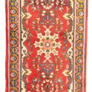 Persisk teppe - klassisk - 136 x 74 cm - rød