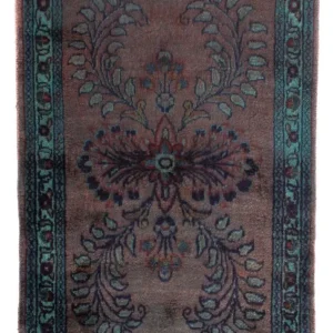 Persisk teppe - klassisk - 137 x 65 cm - flerfarget