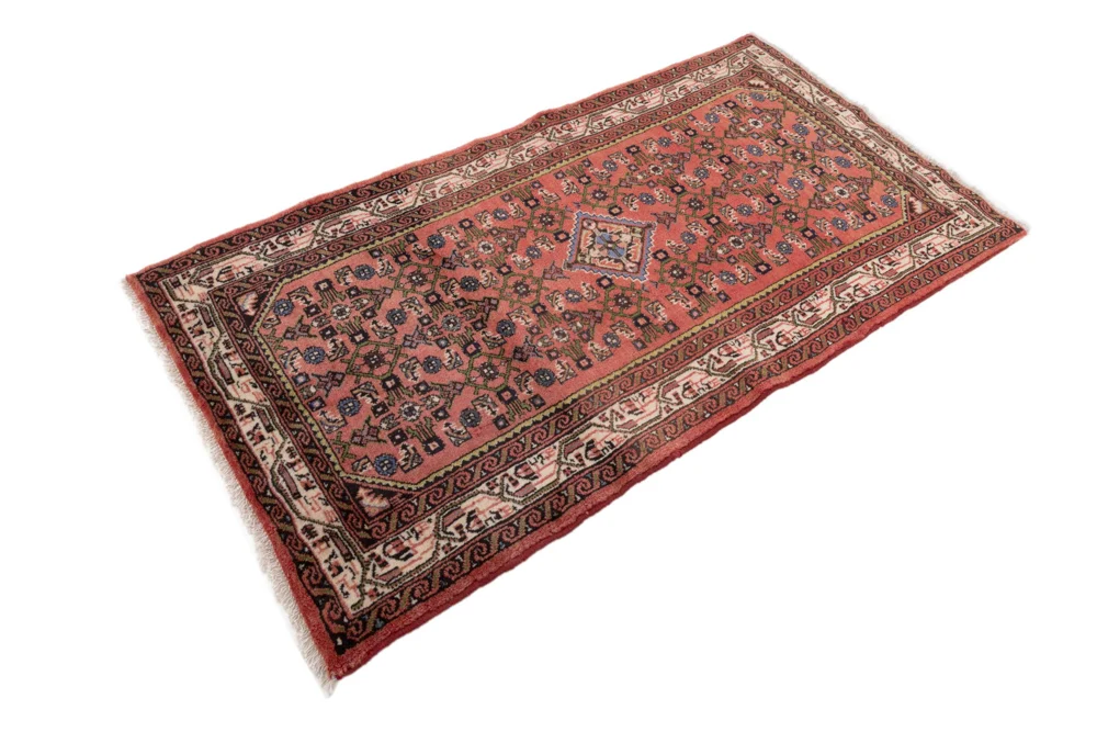 Persisk teppe - klassisk - 140 x 75 cm - rust