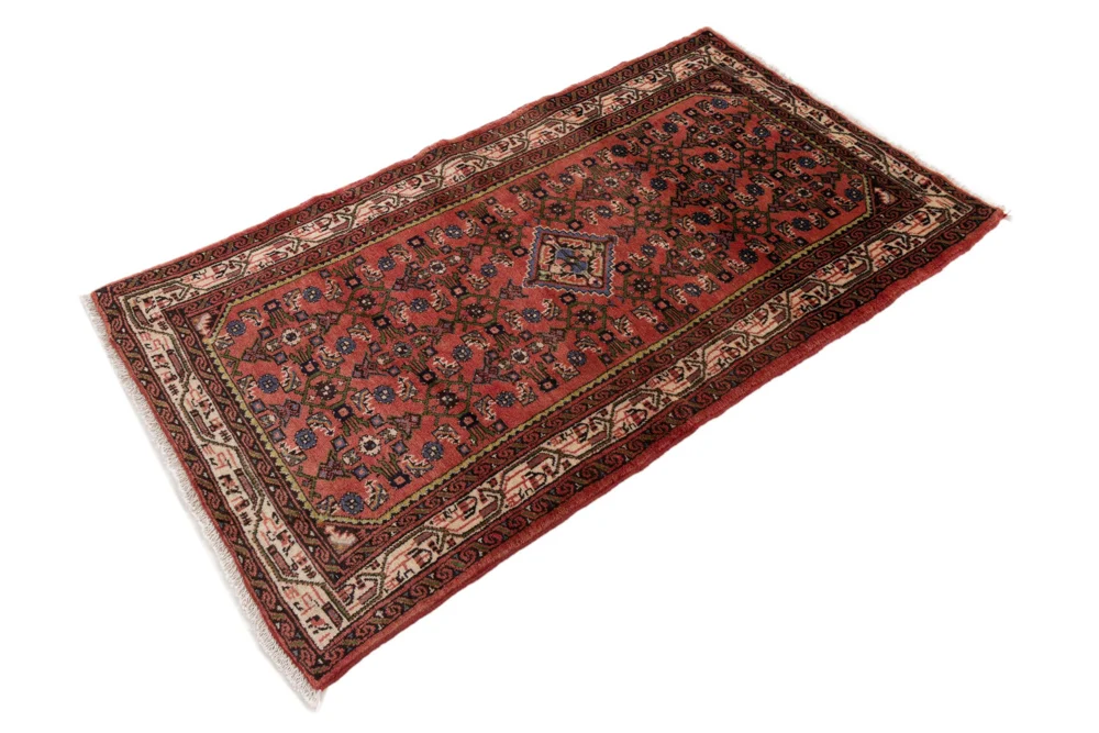 Persisk teppe - klassisk - 140 x 75 cm - rust