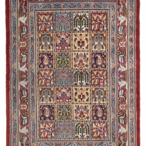 Persisk teppe - klassisk - 143 x 94 cm - flerfarget