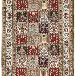 Persisk teppe - klassisk - 143 x 95 cm - flerfarget