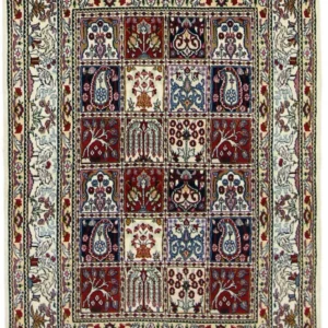 Persisk teppe - klassisk - 143 x 98 cm - mørk beige