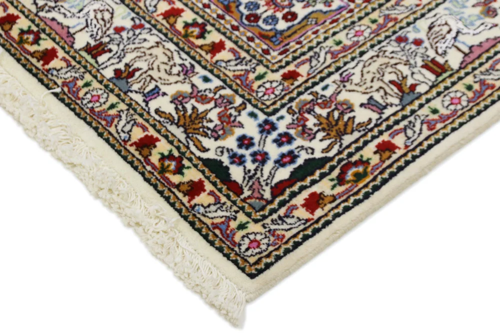 Persisk teppe - klassisk - 143 x 98 cm - mørk beige
