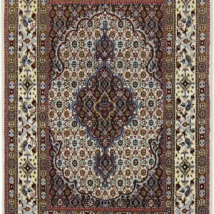 Persisk teppe - klassisk - 145 x 94 cm - mørk beige