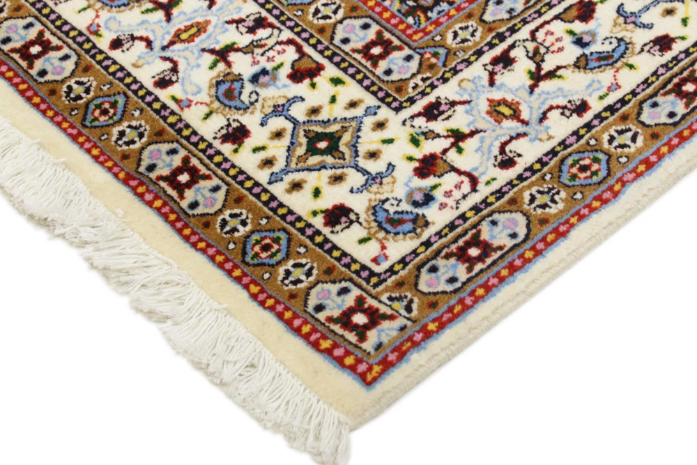 Persisk teppe - klassisk - 145 x 94 cm - mørk beige