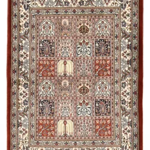 Persisk teppe - klassisk - 146 x 100 cm - flerfarget