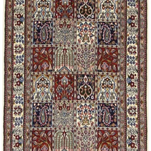 Persisk teppe - klassisk - 147 x 95 cm - mørk beige