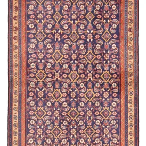 Persisk teppe - klassisk - 150 x 103 cm - flerfarget