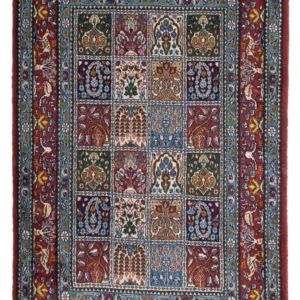 Persisk teppe - klassisk - 150 x 98 cm - flerfarget