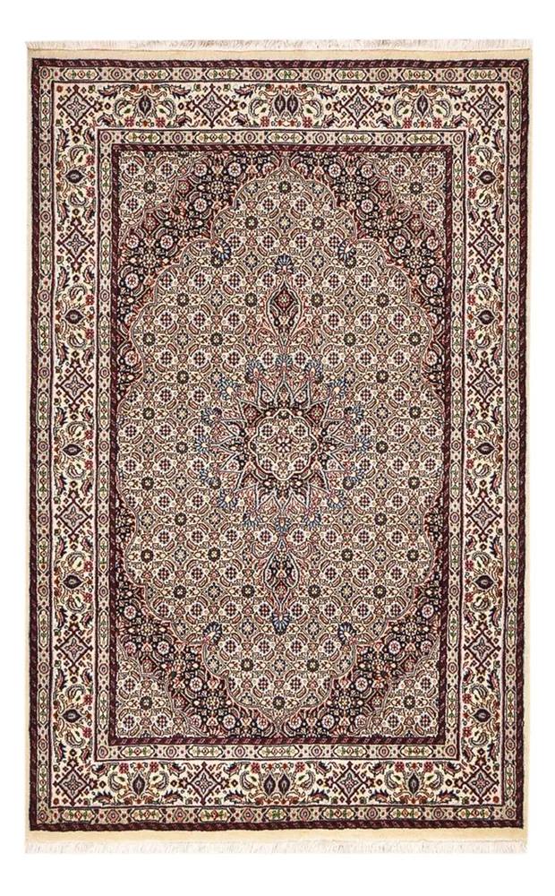 Persisk teppe - klassisk - 153 x 99 cm - lysebrun
