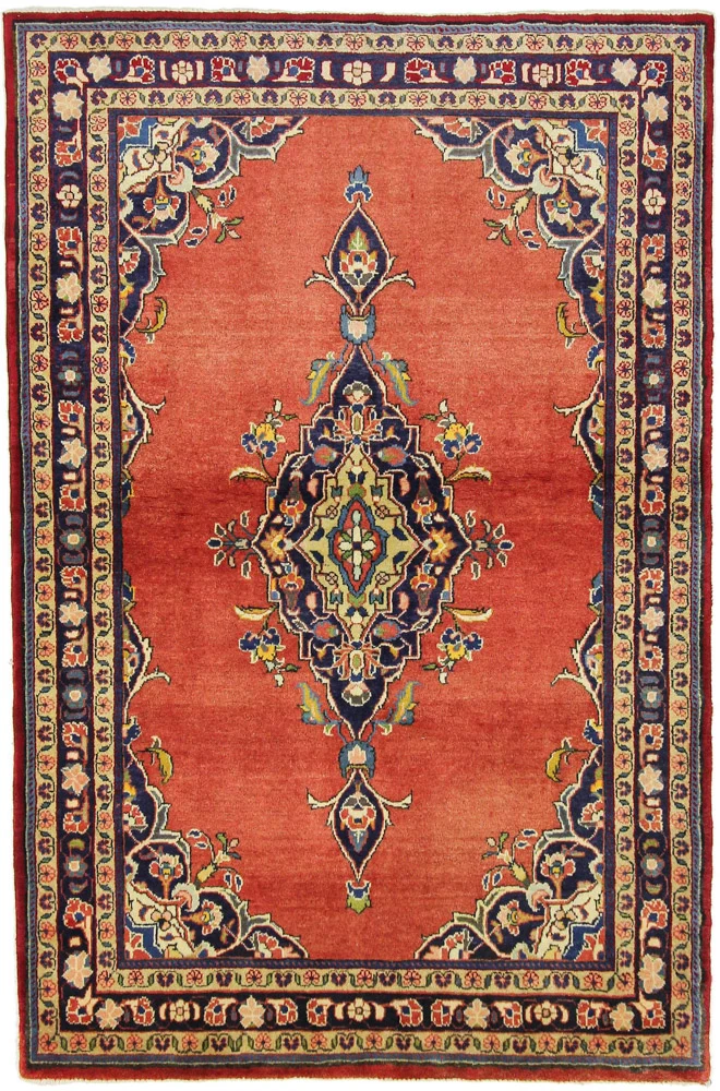 Persisk teppe - klassisk - 155 x 102 cm - rust