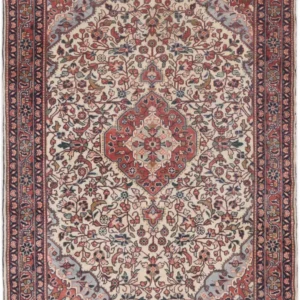 Persisk teppe - klassisk - 155 x 113 cm - lys beige