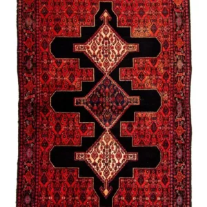 Persisk teppe - klassisk - 181 x 124 cm - mørk rød